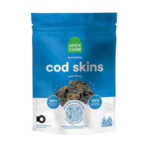 Open Farm Dehydrated Cod Skin Dog Treat 63G