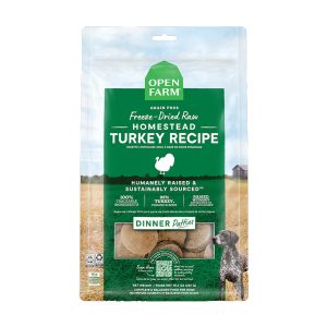 Open Farm Freeze Dried Raw Homestead Turkey Patties Dry Dog Food 297G